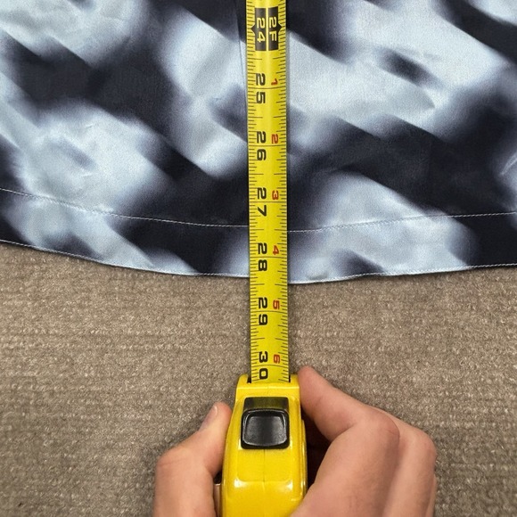 Sandro Blurry Flower Print Short Sleeve Button Up Shirt Men's Size Large NWT - Picture 9 of 9